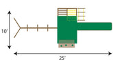 Supreme Swing Set 1 Play Area